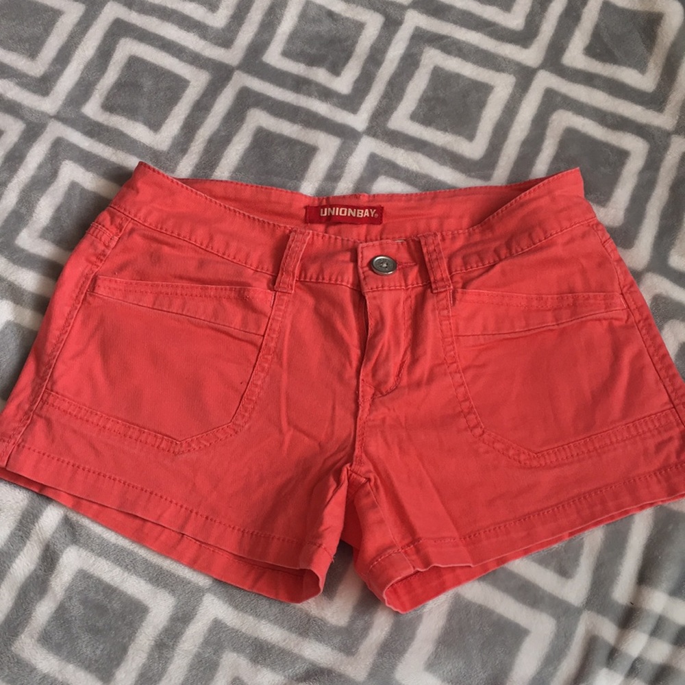 Union bay coral shorts